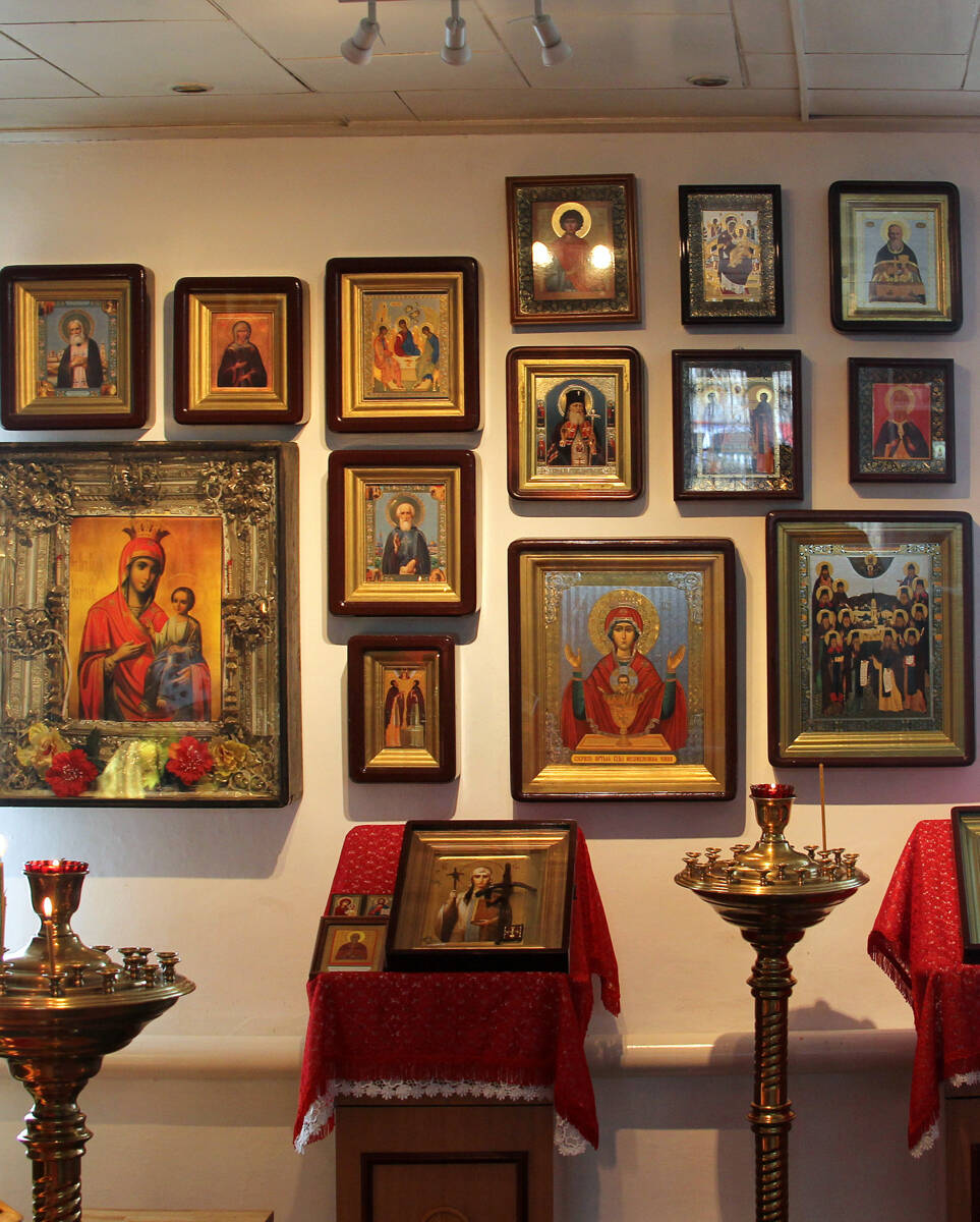 Церковь Сергия Радонежского, Краснозёрское (Краснозёрский район, Новосибирская область). интерьер и убранство