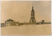 Троицкий Рождества Богородицы Оптин монастырь. Церковь Иоанна Предтечи, Колокольня собора. Фото 1942 г. с аукциона e-bay.de<br>, Болхов, Болховский район, Орловская область