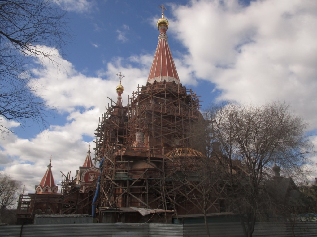 Филёвский парк. Церковь Всех Святых в Филёвской пойме. документальные фотографии