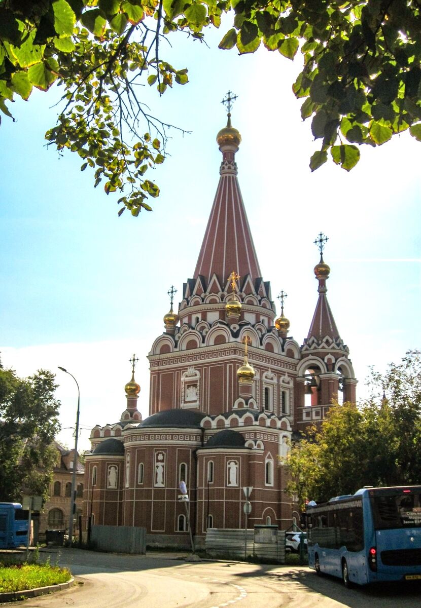 Церковь Всех Святых в Филёвской пойме, Филёвский парк (Западный административный округ (ЗАО), г. Москва). фасады