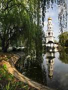 Пластуновская. Подворье Краснодарского Всецарицынского женского монастыря. Часовня Георгия Победоносца в колокольне