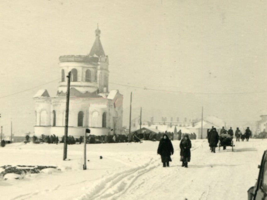 Церковь Сошествия Святого Духа, Полоцк (Полоцкий район и г. Полоцк, Беларусь, Витебская область). архивная фотография, Фото 1941 г. с аукциона e-bay.de
