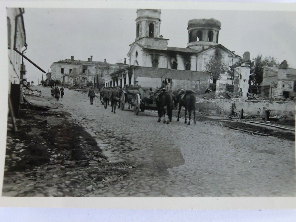 Полоцк. Церковь Сошествия Святого Духа. архивная фотография, Фото 1941 г. с аукциона e-bay.de