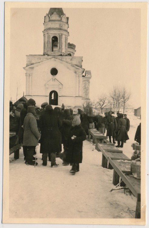 Полоцк. Церковь Сошествия Святого Духа. архивная фотография, Фото 1941 г. с аукциона e-bay.de