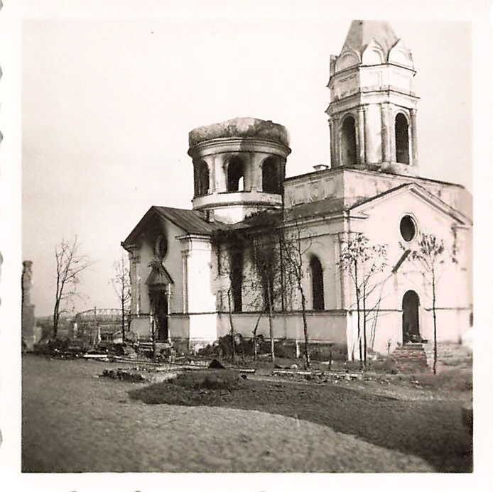 Церковь Сошествия Святого Духа, Полоцк (Полоцкий район и г. Полоцк, Беларусь, Витебская область). архивная фотография, Вид с северо-западной стороны. Фото с аукциона e-bay.de