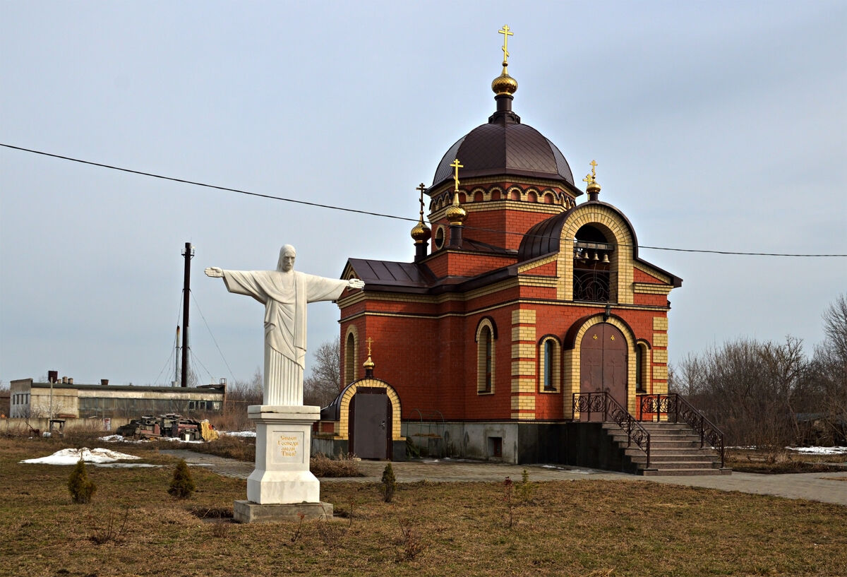 Церковь Воздвижения Креста Господня, Комсомольский (Рамонский район, Воронежская область). фасады