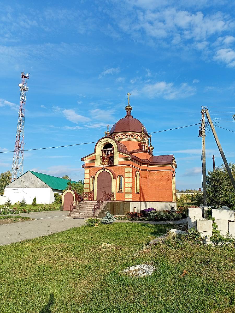 фасады. Церковь Воздвижения Креста Господня, Комсомольский (Рамонский район, Воронежская область)