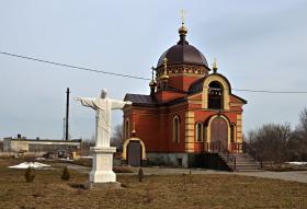Комсомольский. Церковь Воздвижения Креста Господня