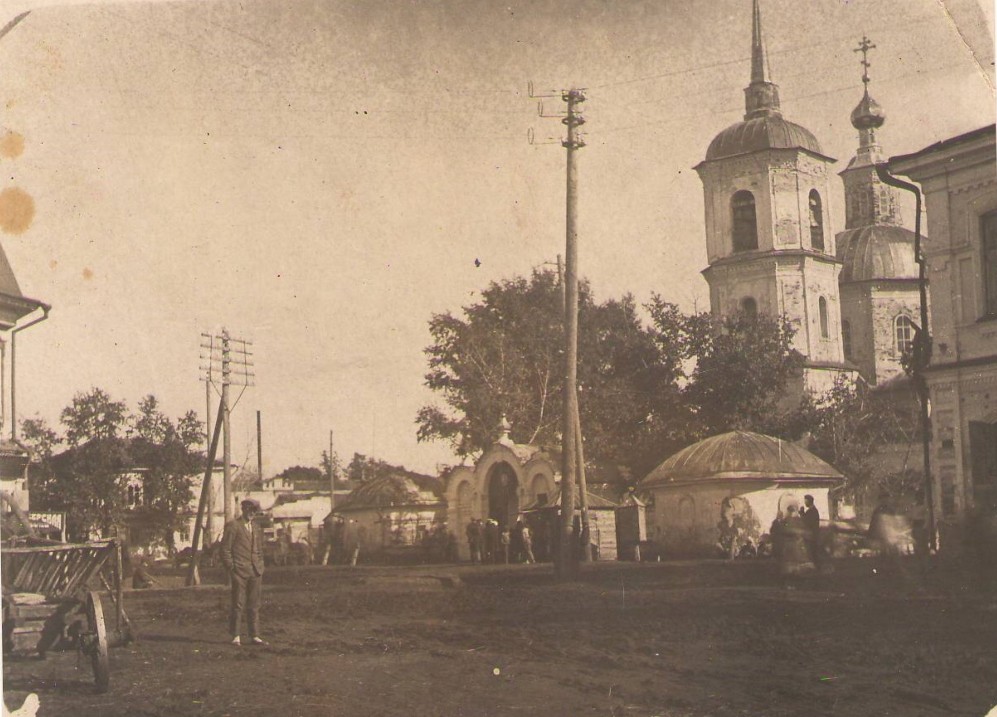 Собор Спаса Нерукотворного Образа (старый), Куйбышев (Каинск) (Куйбышевский район, Новосибирская область). архивная фотография