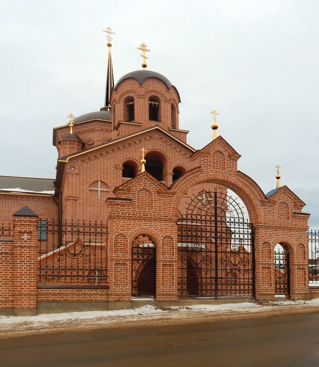 Комлево. Церковь Рождества Иоанна Предтечи (новая). фасады