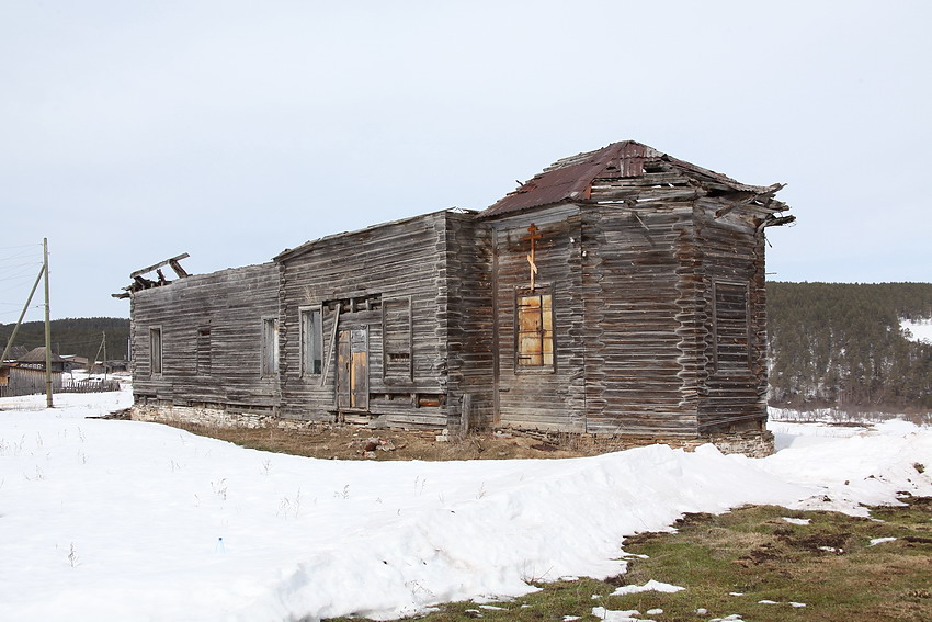 Церковь Николая Чудотворца, Минка (Усть-Катав, город, Челябинская область). фасады, Вид с юго-востока
