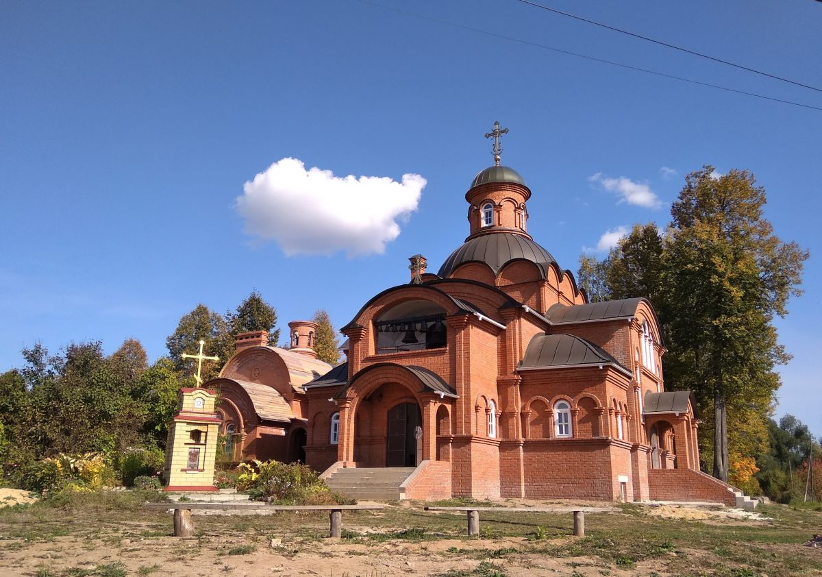 Цибикнур. Церковь Спаса Нерукотворного Образа (строящаяся). фасады