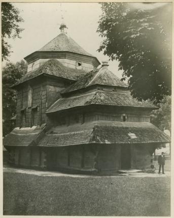 Судовая Вишня. Церковь Троицы Живоначальной (старая). архивная фотография, http://www.fototeka.ihs.uj.edu.pl/navigart/en/node/24344