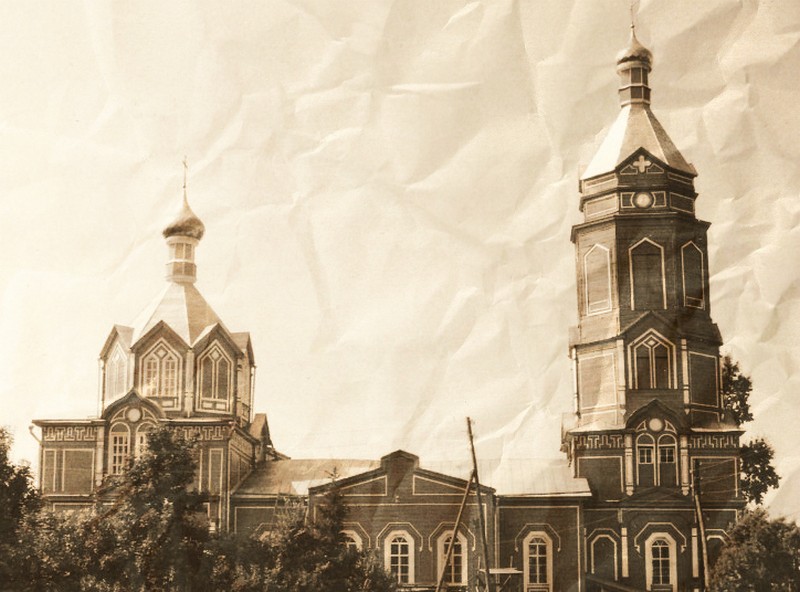 Церковь Троицы Живоначальной, Мурмино (Рязанский район, Рязанская область). архивная фотография, Фотоснимок храма нач. ХХ века с сайта: dostoyanie.info/Мурмино