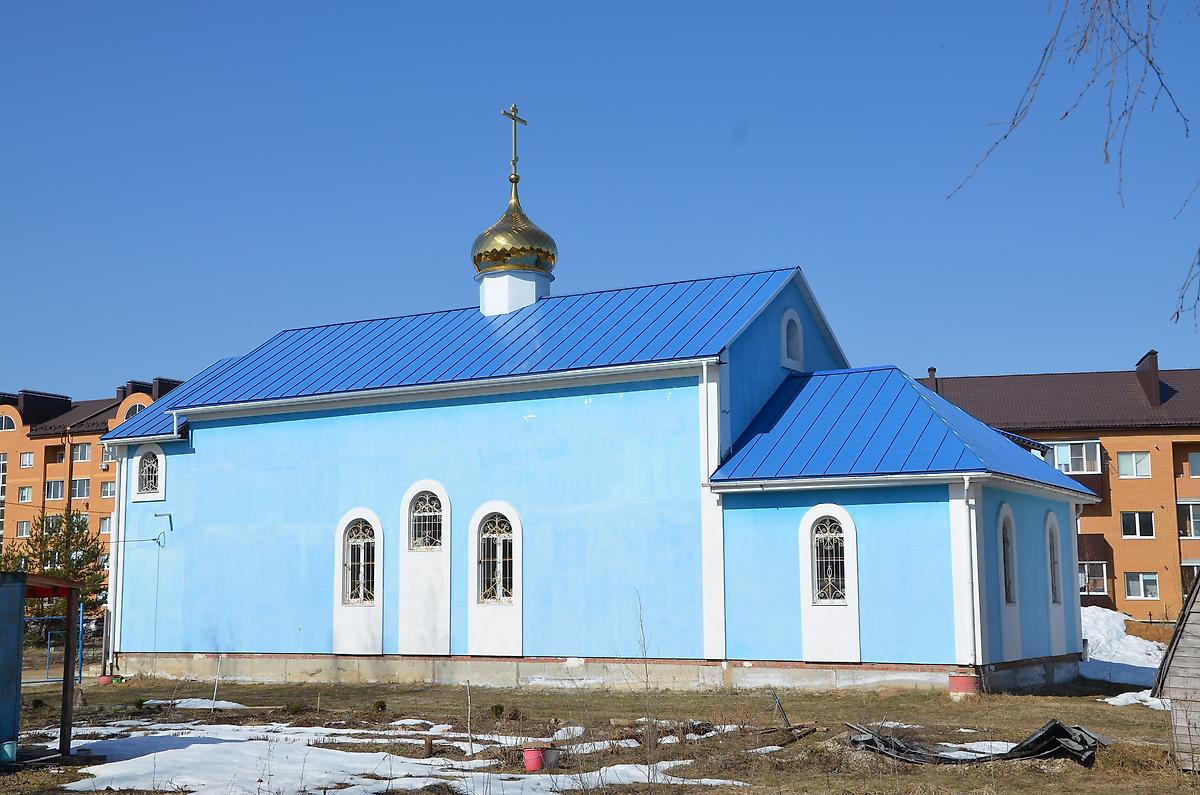 фасады. Церковь иконы Божией Матери "Всех скорбящих Радость" (строящаяся), Товарково (Дзержинский район, Калужская область)