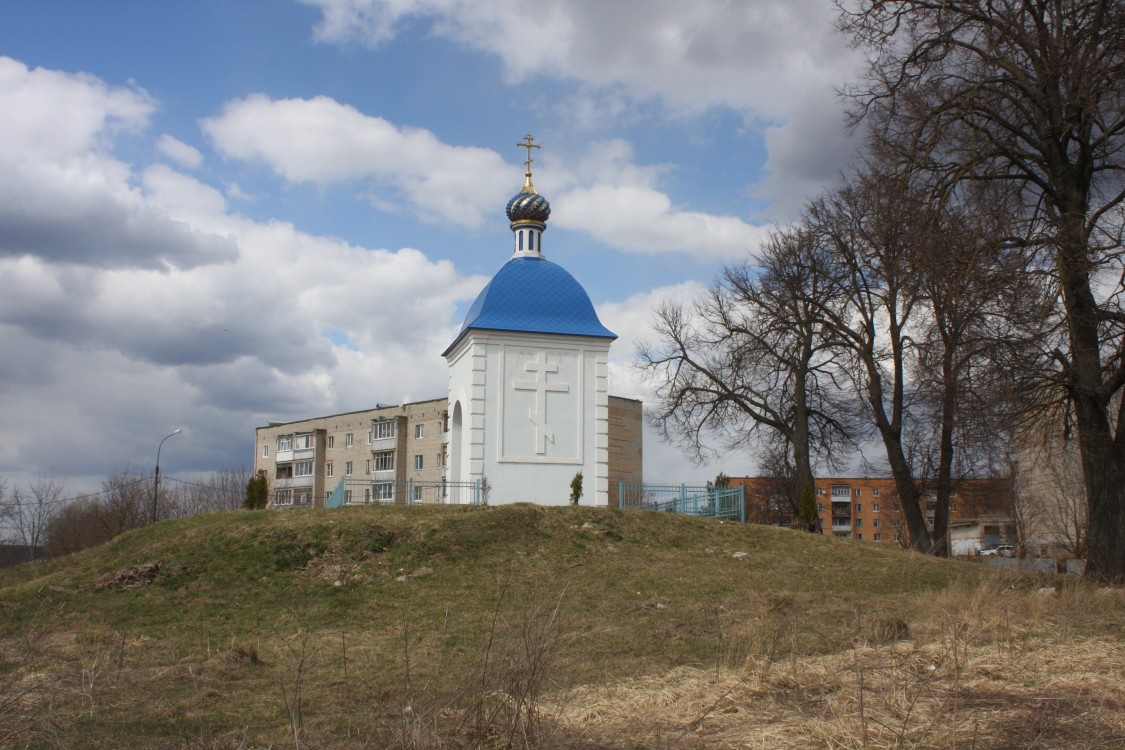 Товарково. Церковь Николая Чудотворца. фасады, Вид на церковное место с юга.