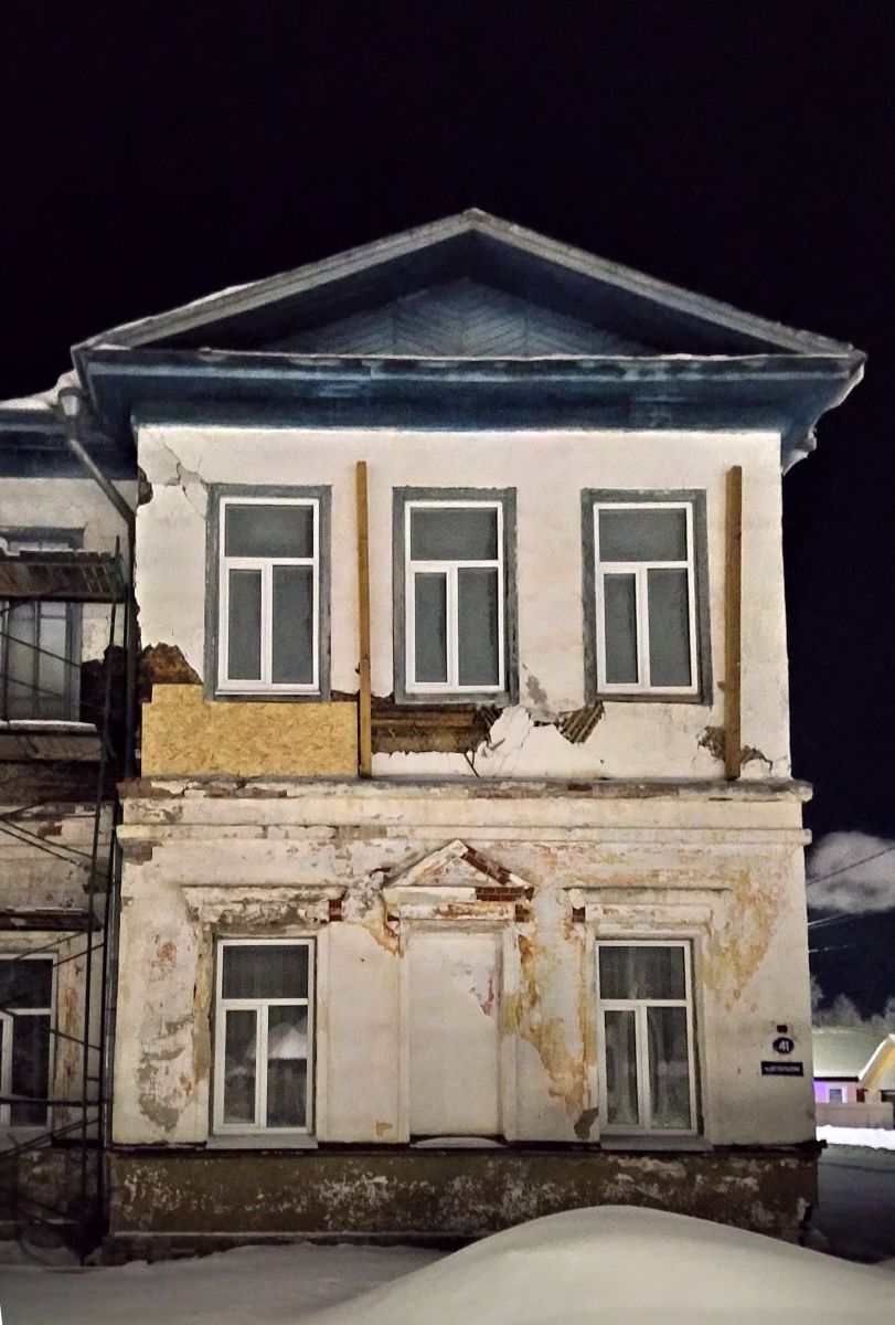 Домовая церковь Александра Ошевенского при бывшем духовном училище, Каргополь (Каргопольский район, Архангельская область). архитектурные детали