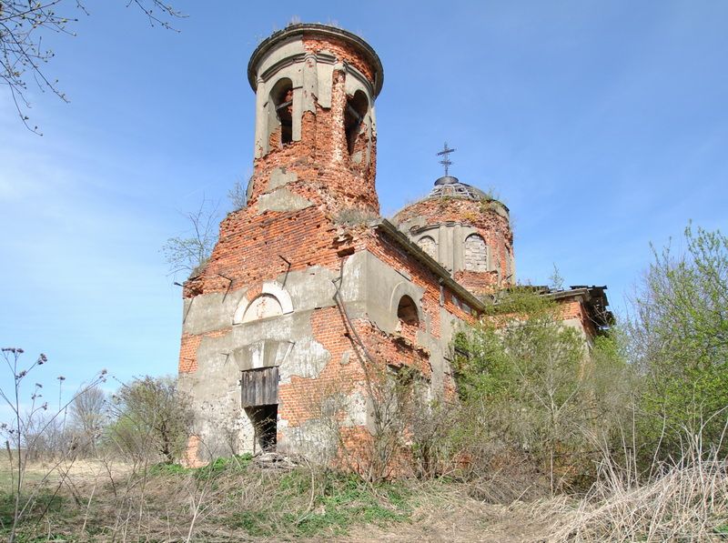 Церковь Георгия Победоносца, Тимирязево (Чернский район, Тульская область). фасады