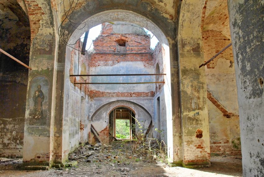 Церковь Георгия Победоносца, Тимирязево (Чернский район, Тульская область). интерьер и убранство