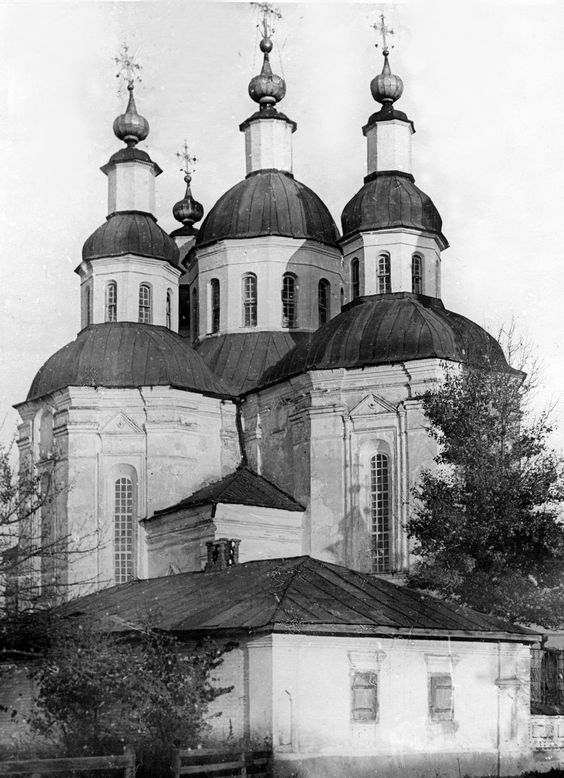 Церковь Успения Пресвятой Богородицы, Лютенька (Миргородский район, Украина, Полтавская область). архивная фотография, Фото П.Н. Жолтовского, 1932 г.