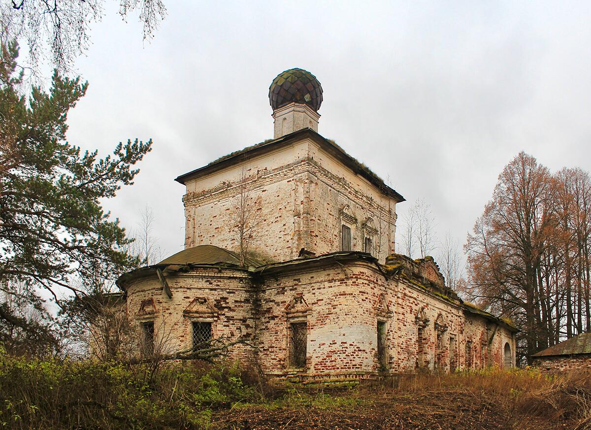 Ликурга. Церковь Михаила Архангела. фасады, Вид с севера