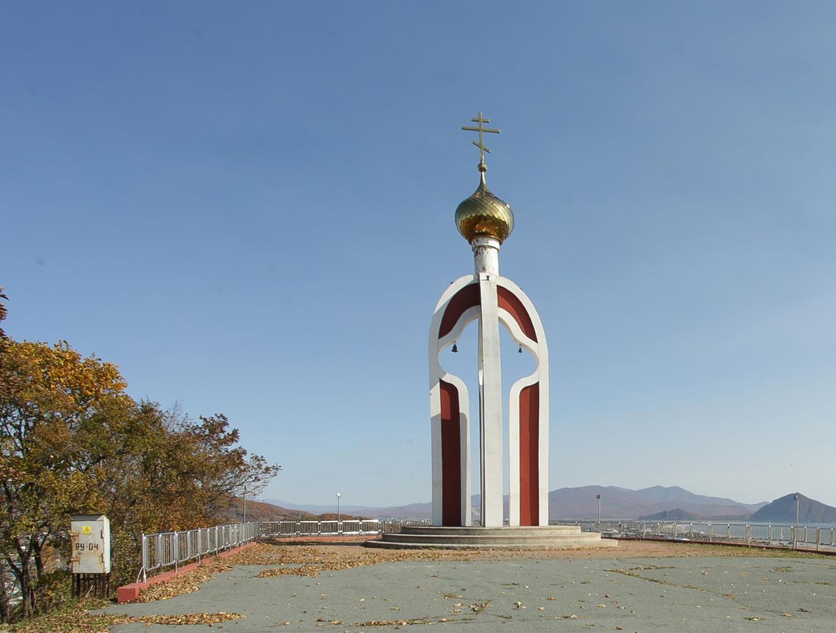 фасады. Звонница при памятнике "Скорбящая мать", Находка (Находка, город, Приморский край)