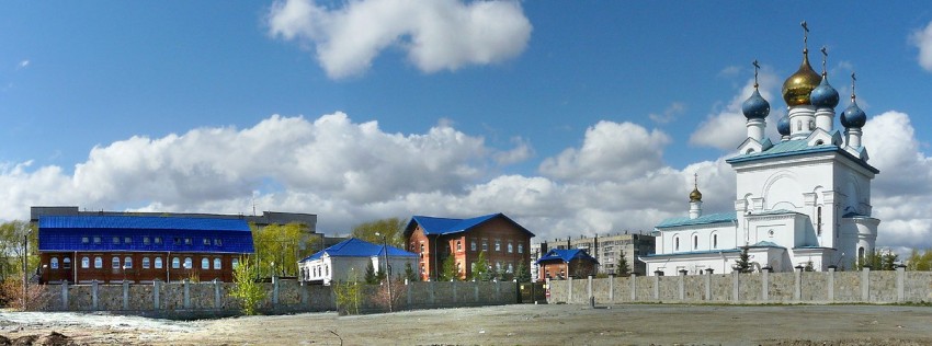 Богоявленский мужской монастырь, Челябинск (Челябинск, город, Челябинская область). фасады