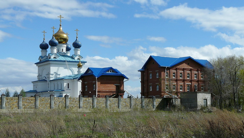 Богоявленский мужской монастырь, Челябинск (Челябинск, город, Челябинская область). фасады