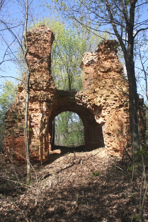 Колокольня церкви Казанской иконы Божией Матери, Рудино (Арсеньевский район, Тульская область). фасады