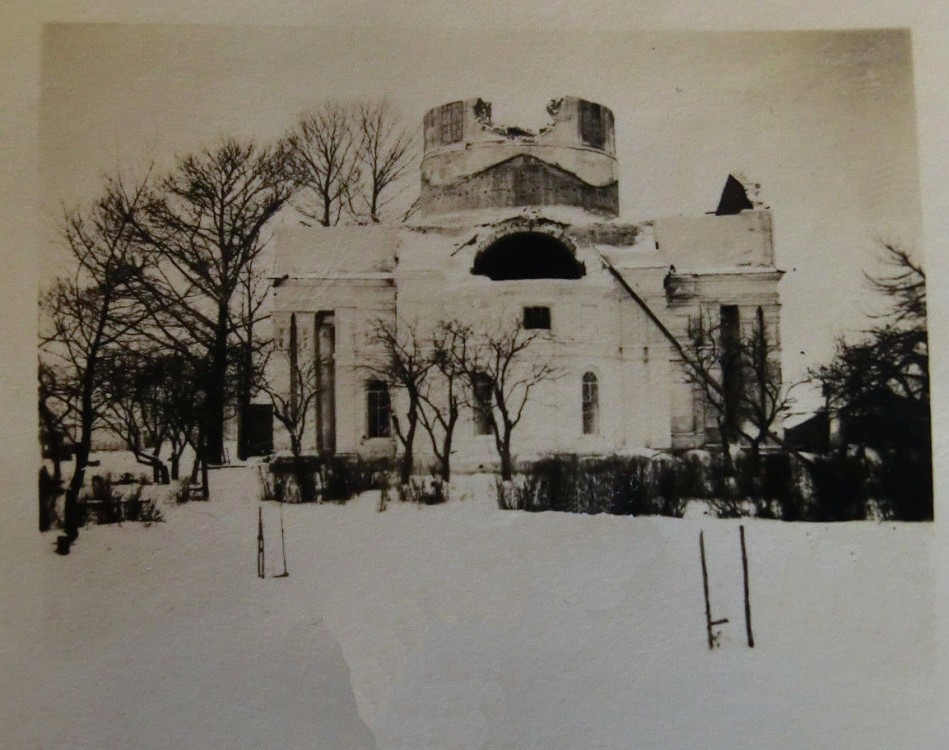 Дмитровск. Собор Троицы Живоначальной. архивная фотография, Вид на абсиду. Фото 1941 г. с аукциона e-bay.de