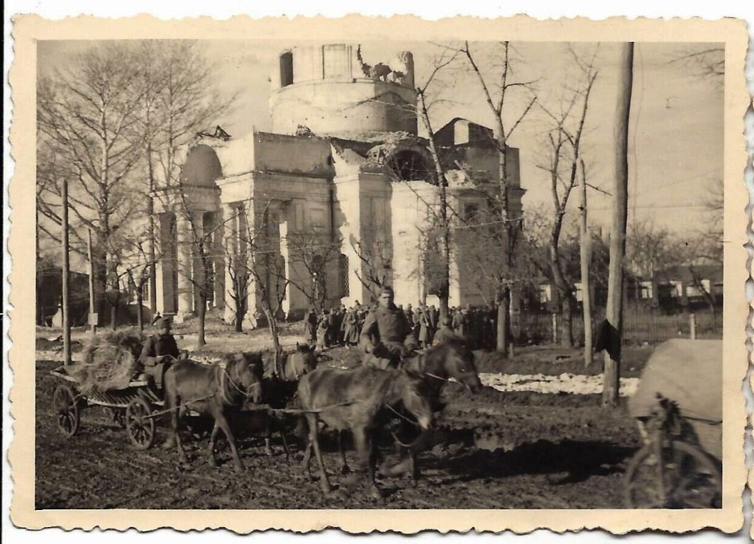 Собор Троицы Живоначальной, Дмитровск (Дмитровский район, Орловская область). архивная фотография, Фото 1942 г. с аукциона e-bay.de