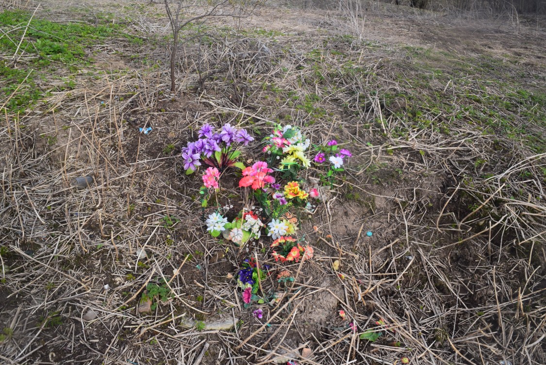 Усты. Церковь Покрова Пресвятой Богородицы. дополнительная информация, Цветы на храмовом месте