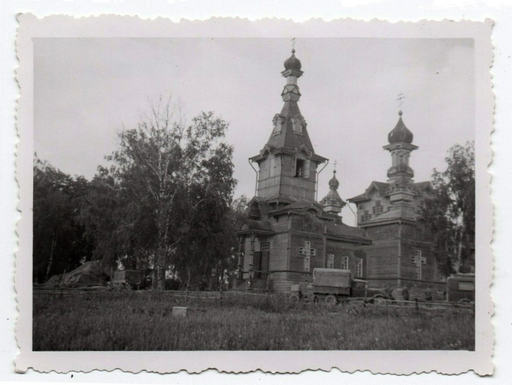 Церковь Успения Пресвятой Богородицы, Белик (Починковский район, Смоленская область). архивная фотография, Фото 1941 г. с аукциона e-bay.de