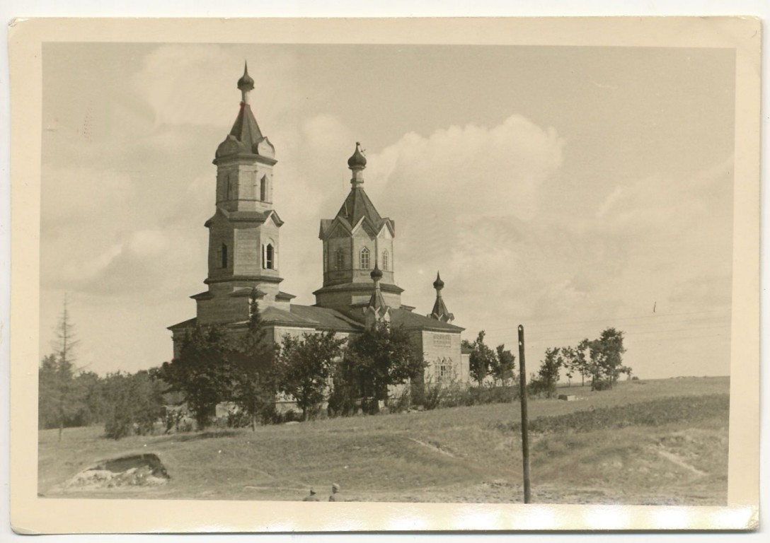 Костобобров. Церковь Вознесения Господня. архивная фотография, Фото 1941 г. с аукциона e-bay.de