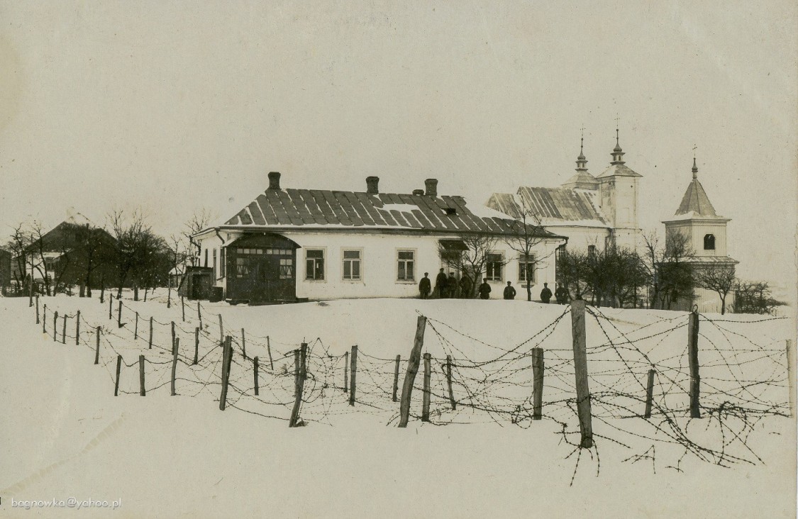 Локачи. Церковь Спаса Преображения. архивная фотография, Частная коллекция. Фото 1916 г.