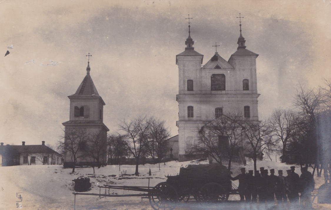 Локачи. Церковь Спаса Преображения. архивная фотография, Частная коллекция. Фото 1917 г.