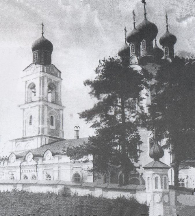 Церковь Успения Пресвятой Богородицы, Полново (Демянский район, Новгородская область). архивная фотография, Частная коллекция. Фото 1910-х годов