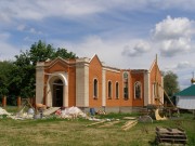 Церковь Александра Невского в посёлке Фрунзе, Строящийся храм. Вид с юго-запада.<br>, Шахты, Шахты, город, Ростовская область