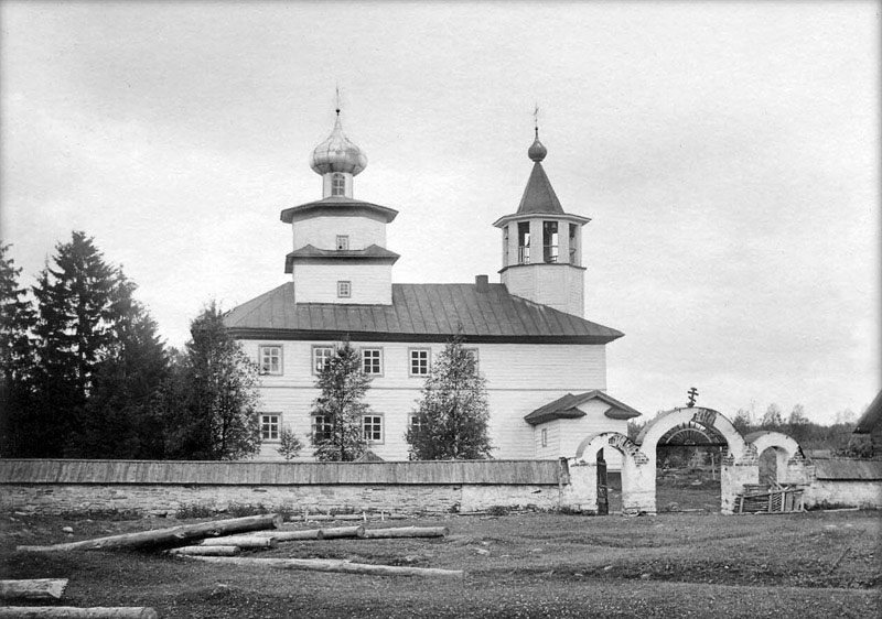 Киино. Церковь Тихвинской иконы Божией Матери на Устье-Ножемском погосте. архивная фотография