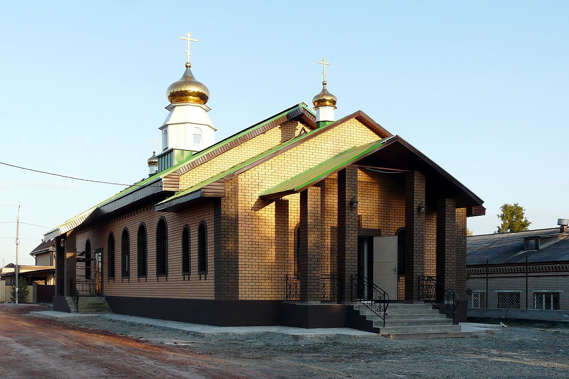 Церковь Серафима Саровского, Копейск (Копейск, город, Челябинская область). фасады, Вид с северо-запада
