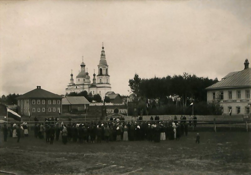 Сидорово. Церковь Рождества Пресвятой Богородицы. архивная фотография, Фото 1914 года из фондов Вологодского государственного историко-архитектурного и художественного музея-заповедника