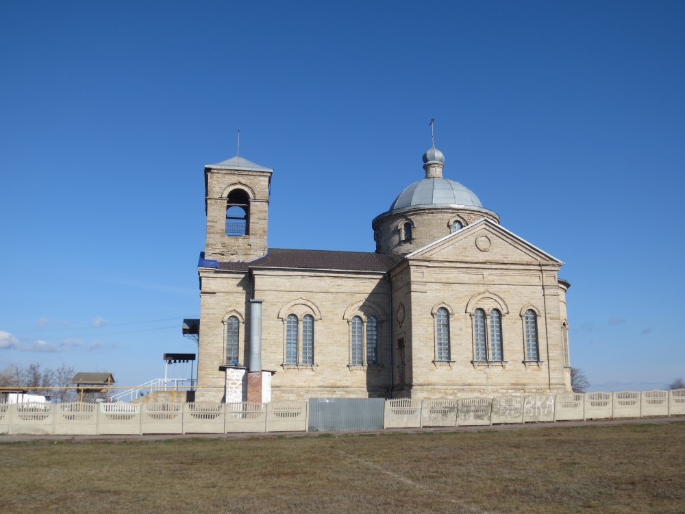 Григорьевка. Церковь Успения Пресвятой Богородицы. фасады