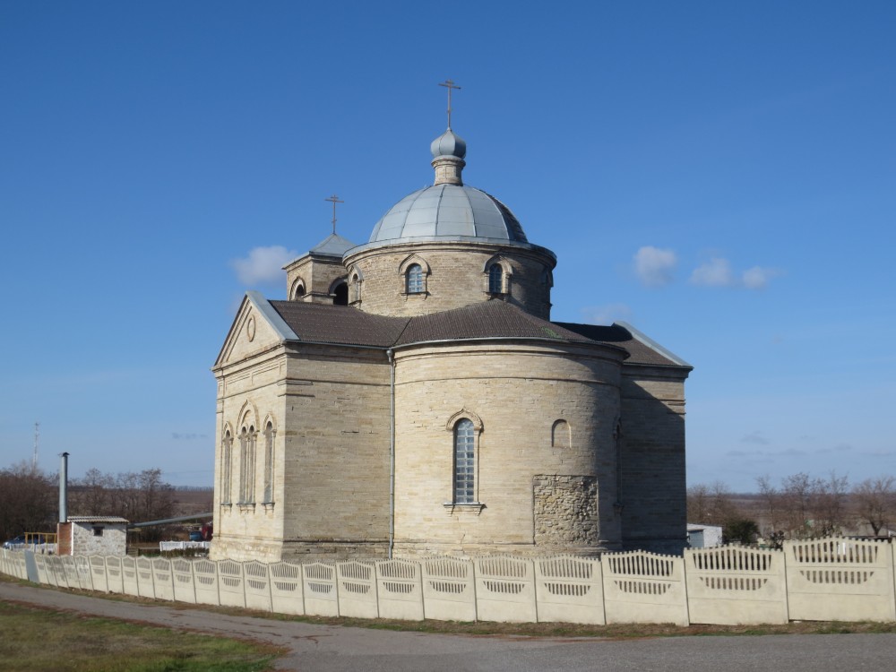 Григорьевка. Церковь Успения Пресвятой Богородицы. фасады