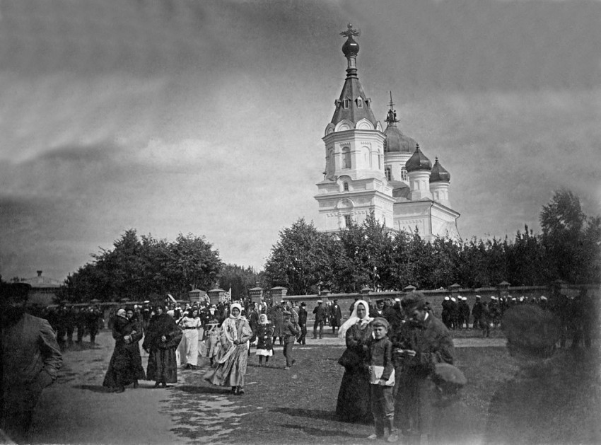 Гайсин. Собор Покрова Пресвятой Богородицы. архивная фотография, Частная коллекция. Фото 1910-х годов