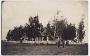 Церковь Покрова Пресвятой Богородицы (старая), Почтовая фотооткрытка 1900-х годов<br>, Деревок, Любешовский район, Украина, Волынская область