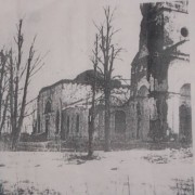 Церковь Иоанна Богослова (старая), Фото 1941 г. с аукциона e-bay.de<br>, Нагово, Старорусский район, Новгородская область