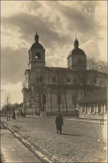 Пинск. Церковь Феодора Тирона (старая). архивная фотография, Частная коллекция. Фото 1910-х годов