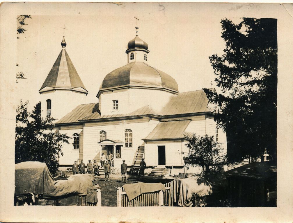 Церковь Покрова Пресвятой Богородицы (старая), Поворск (Ковельский район, Украина, Волынская область). архивная фотография, Фото 1916 г. с аукциона e-bay.de