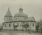 Церковь Покрова Пресвятой Богородицы (старая), Фото 1939 года. https://polona.pl/item/widok-ogolny-cerkwi-w-poworsku,MTc1OTUyMzY/<br>, Поворск, Ковельский район, Украина, Волынская область