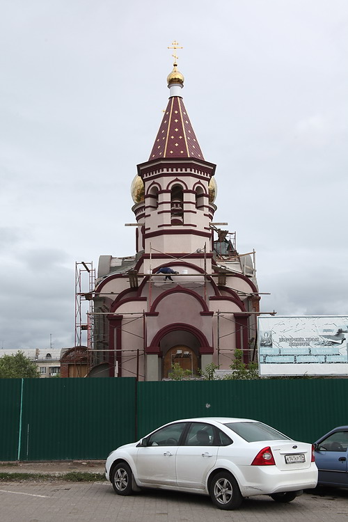 Церковь Пантелеимона Целителя (строящаяся), Магнитогорск (Магнитогорск, город, Челябинская область). фасады, Строительство близится к завершению